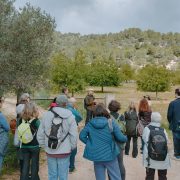 Una quarentena de persones va venir caminant des d'Es Capdellà, en una excursió guiada per Tramuntana XXI.