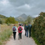 Una quarentena de persones va venir caminant des d'Es Capdellà, en una excursió guiada per Tramuntana XXI.
